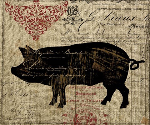 Framed Paris Farms II Print