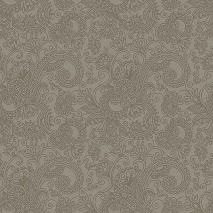 Framed Damask Sage Print