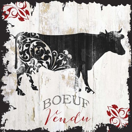 Framed Ferme I Print