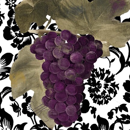 Framed Grape Suzette I Print