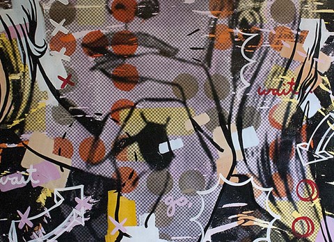 Framed Wait Wait Go 1 Print