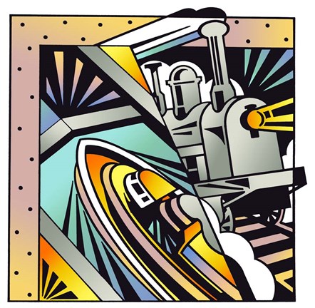 Framed Transportation Print