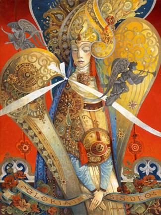 Framed Gloria in Excelsis Deo Print