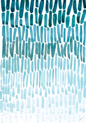 Framed Watercolor Raindrops Print