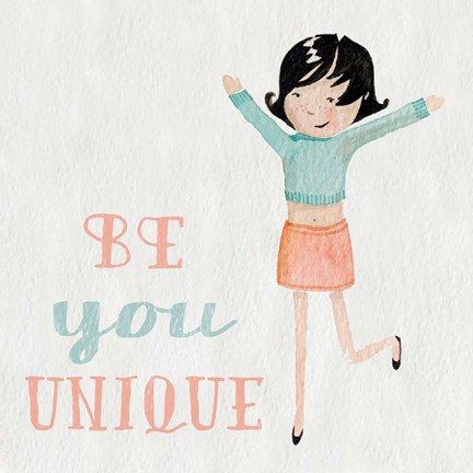 Framed Be Girl II Print