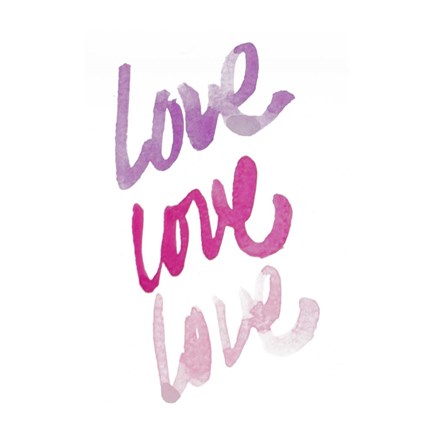 Framed Love Times 3 Print