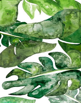 Framed Watercolor Party II Print