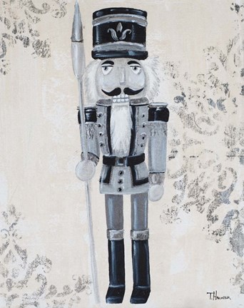 Framed Gray Nutcracker I Print