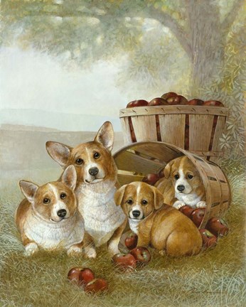 Framed Apple Dumpling Print