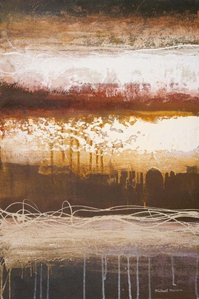 Framed White Wahn II Print