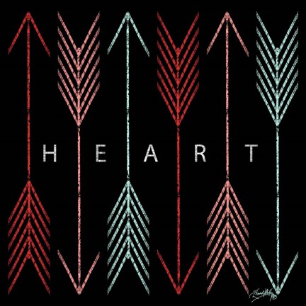 Framed Cupid&#39;s Arrows II Print