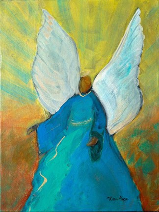 Framed Guardian Angel Print