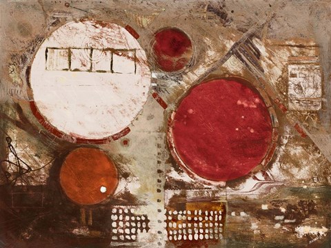 Framed Red Jester Print