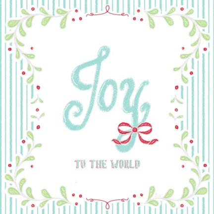 Framed Christmas Wreath IV Print