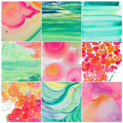 Framed Colour Study Patch Print