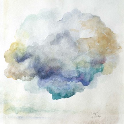 Framed Clouds II Print