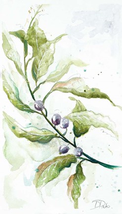 Framed Branches To The Wind I Print