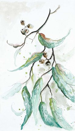 Framed Branches To The Wind III Print