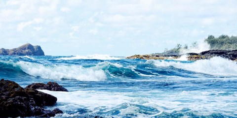 Framed Cool Beach II Print