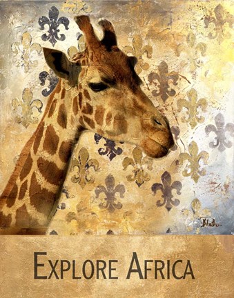 Framed Explore Africa Print