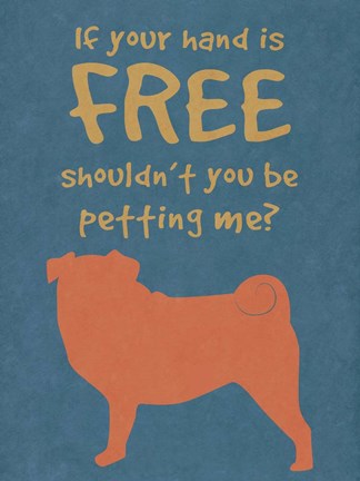 Framed Deoge Says III Print