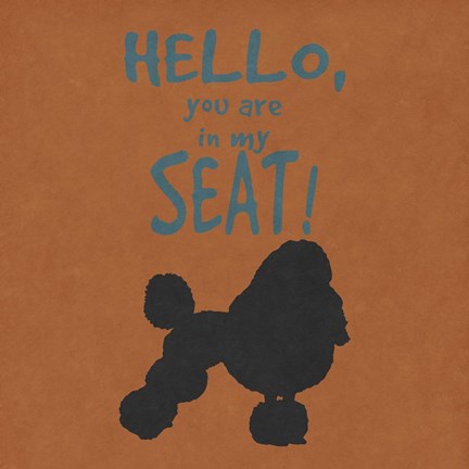 Framed Deoge Says Square I Print