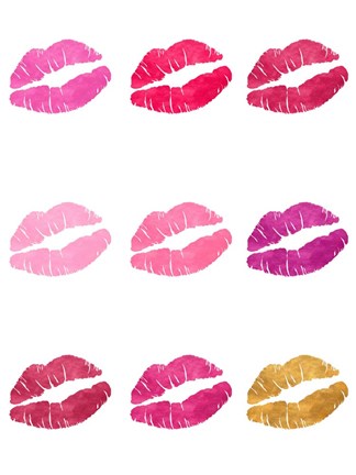 Framed Luscious Lips Print