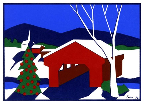 Framed Winter&#39;s Night Print