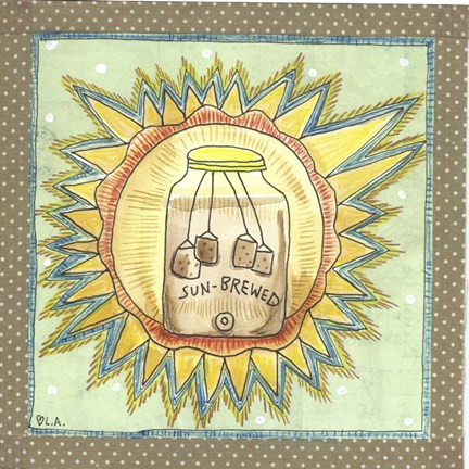 Framed Sun Brewed Print