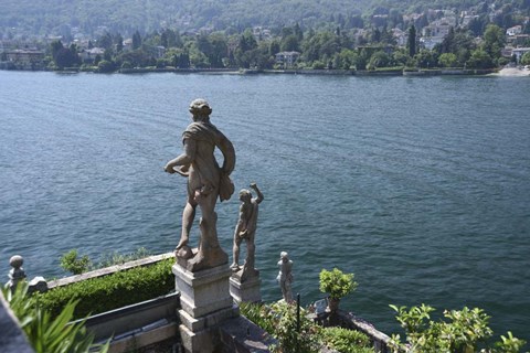 Framed Overlooking Water Print