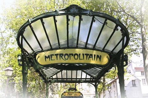 Framed Metro Detail Print