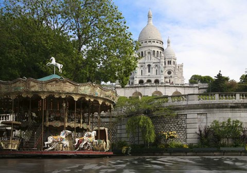 Framed Sacre Coure 2 Print