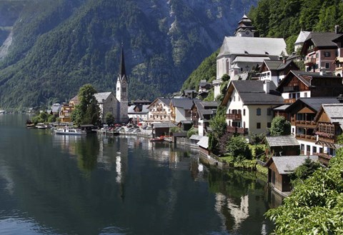 Framed Hallstadt 1 Print