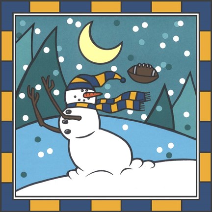 Framed Coalman Football 1 Print