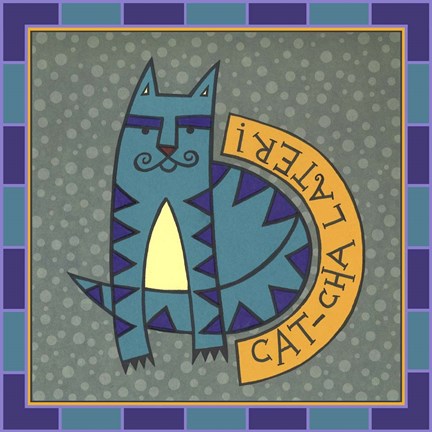 Framed Max Cat Iconic Print