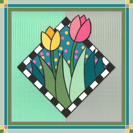 Framed Tulips 2 Print