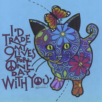 Framed Cat III Print