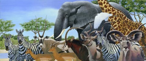 Framed Gathering Print