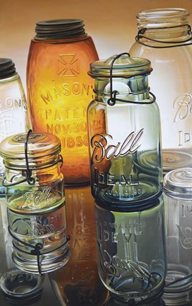 Framed Reflections Of The Past Print