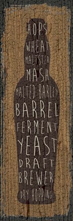 Framed Craft Beer Sign IV Print