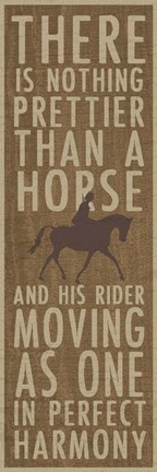 Framed Harmony Rider Print