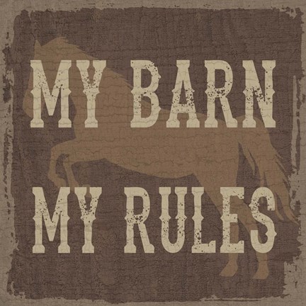 Framed My Barn Print