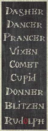 Framed Reindeer 2 Print