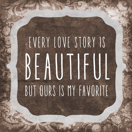 Framed Beautiful Print