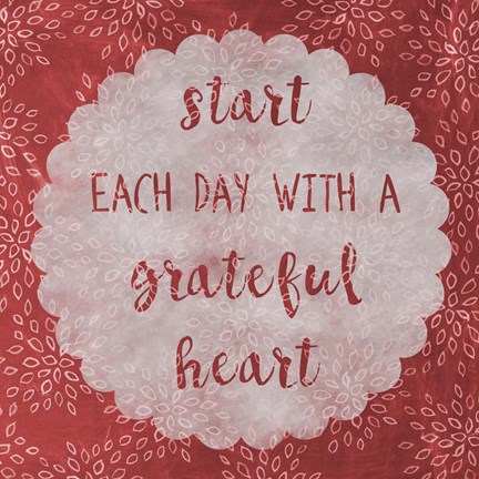 Framed Grateful Print