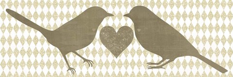 Framed Two Bird Print