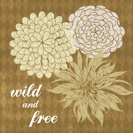 Framed Flowers 2 Print