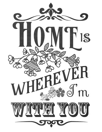 Framed Love Home Print