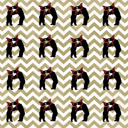 Framed Bear Wrap Print