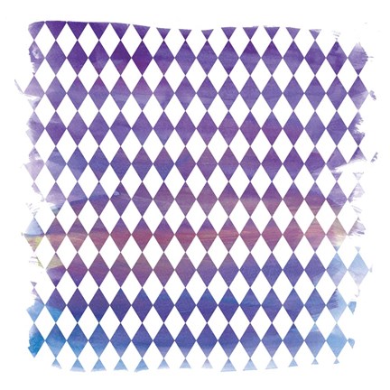 Framed Watercolor Pattern 1 Print